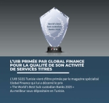 L’UIB primée par Global Finance pour la qualité de ses services Titres