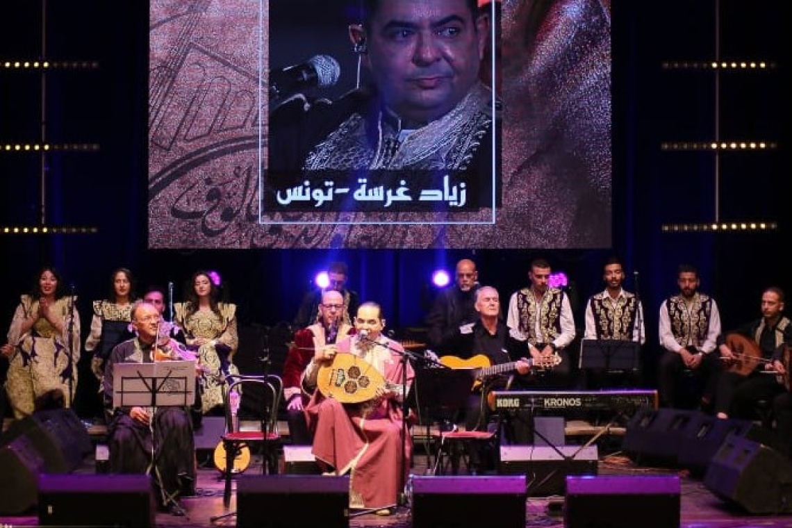  زياد غرسة  سفير المالوف التونسي في افتتاح مهرجان قسنطينة