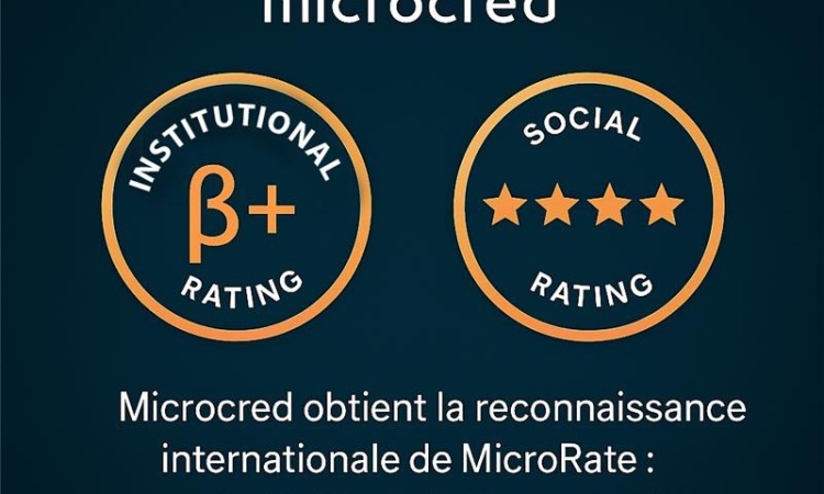 Microcred SA reconnue par MicroRate pour sa solidité institutionnelle et son impact social