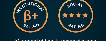 Microcred SA reconnue par MicroRate pour sa solidité institutionnelle et son impact social